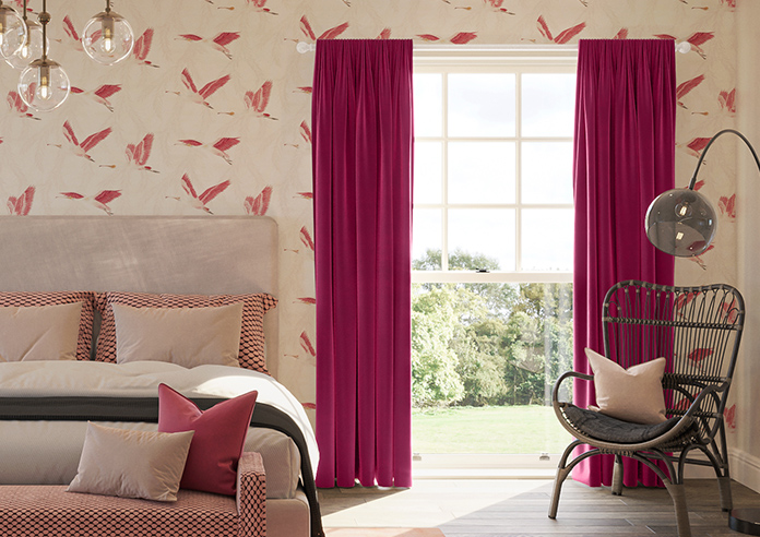 Ultra Luxe Velvet, Deep Pink - Made to Measure Curtains - Image 3